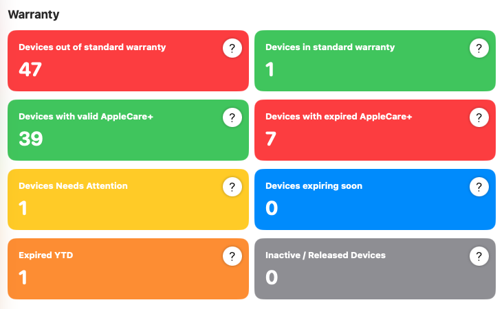 ABM Warranty Screenshot